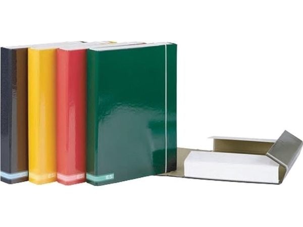 Bee-bee A4 permboks med strikk Classic Colors