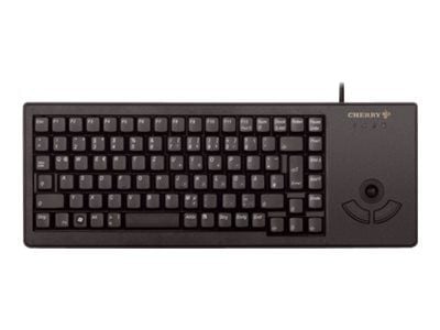 CHERRY XS Trackball, Täysikokoinen (100 %), Langallinen, USB, QWERTY, Musta