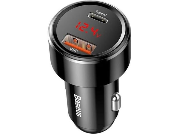 Baseus Magic USB + USB-C QC 4.0PD 45W billader (svart)