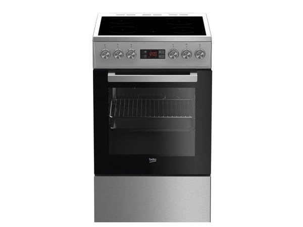 Beko FSM57300GX - Spis - fristående - bredd: 50 cm - djup: 60 cm - höjd: 85 cm - med självrengöring - rostfritt stål
