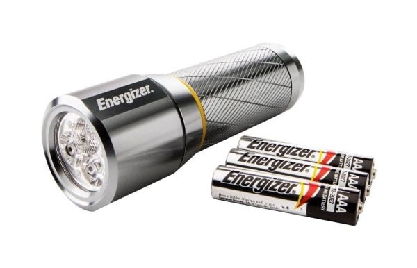 Lommelygte Energizer® Vision HD, LED, metall, 3 AAA