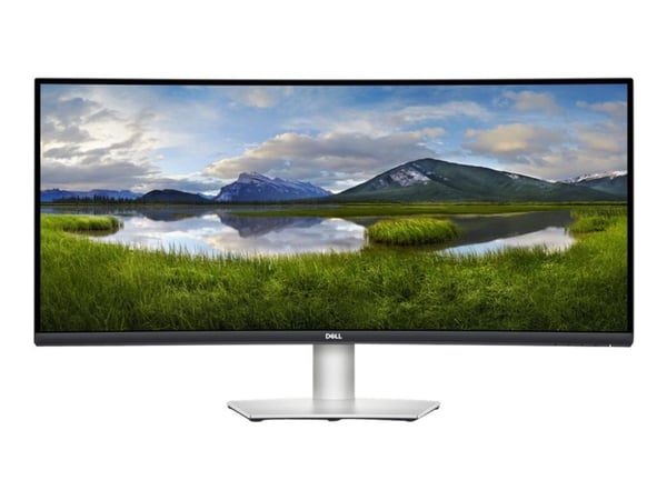 Dell S3423DWC - LED-skjerm - kurvet - 34" - 3440 x 1440 WQHD @ 100 Hz - VA - 300 cd/m² - 3000:1 - 4 ms - 2xHDMI, DisplayPort, USB-C - høyttalere - ...