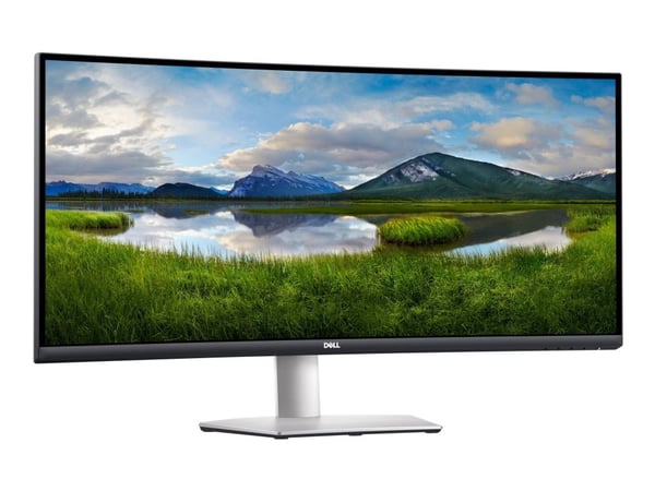 Dell S3423DWC - LED-skjerm - kurvet - 34" - 3440 x 1440 WQHD @ 100 Hz - VA - 300 cd/m² - 3000:1 - 4 ms - 2xHDMI, DisplayPort, USB-C - høyttalere - ...