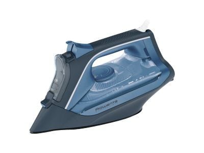Rowenta Express Steam DW4320D1 - Dampstrykejern - såleplate: Microsteam 300 LASER - 2500 W - mørkegrå/blå