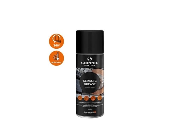 SOPPEC Pro Tech keramisk sprayfedt (metalfri) 400 ml. - 2019973
