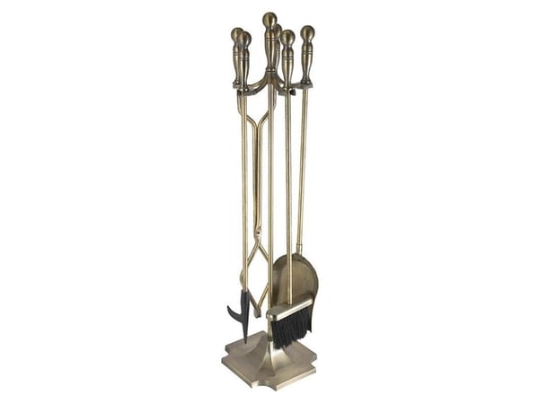 Urban Outdoor eldstadsredskapssats 5 1A ANTIQUE BRASS