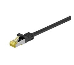 MicroConnect - Nettverkskabel - RJ-45 (hann) til RJ-45 (hann) - 2 m - SFTP, PiMF - CAT 7 - halogenfri, uten hindringer - svart