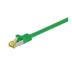 MicroConnect - Nettverkskabel - RJ-45 (hann) til RJ-45 (hann) - 10 m - SFTP, PiMF - CAT 7 - uten hindringer - grønn