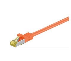 MicroConnect - Nettverkskabel - RJ-45 (hann) til RJ-45 (hann) - 15 m - SFTP, PiMF - CAT 7 - uten hindringer - oransje