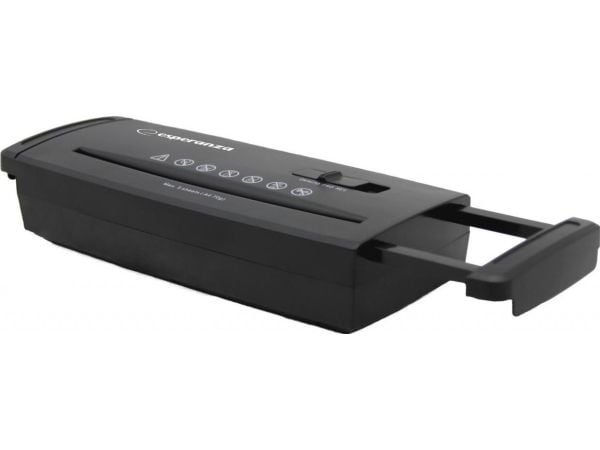 Esperanza Blade EN104 dokumentförstörare remsskärning 22 cm utan behållare svart