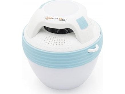 Music Man BT-X60 Bluetooth®-kaiuttimet Handsfree-toiminto, ulkokäyttöön, roiskevedenpitävä, pölytiivis, kannettava, vedenpitävä Sinivalkoinen