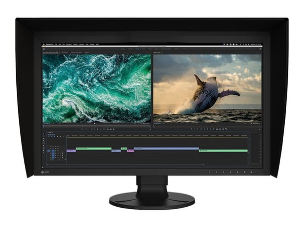 EIZO ColorEdge CG2700S - LED-näyttö - 27" - 2560 x 1440 WQHD - IPS - 400 cd/m² - 1600:1 - 19 ms - HDMI, DisplayPort, USB-C - musta - 6 kuukauden Ze...