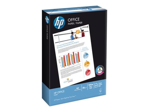 HP Office Paper - A3 (297 x 420 mm) - 80 g/m² - 500 stk vanlig papir - for LaserJet Pro MFP M175; Officejet Pro 7720; Photosmart B110, Wireless B110