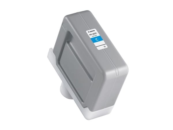 Canon PFI-307 C - 330 ml - cyan - original - blekktank - for imagePROGRAF iPF830, iPF830 MFP M40, iPF840, iPF840 MFP M40, iPF850, iPF850 MFP M40