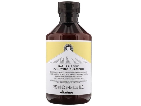 Davines Purifying Shampoo for hodebunn med våt eller tørr flass 250 ml