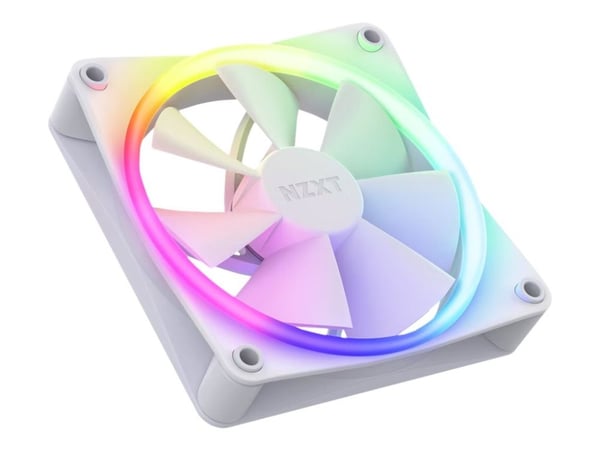 NZXT F Series F120 RGB Triple Pack - Kabinettvifte - 120 mm - matt hvit