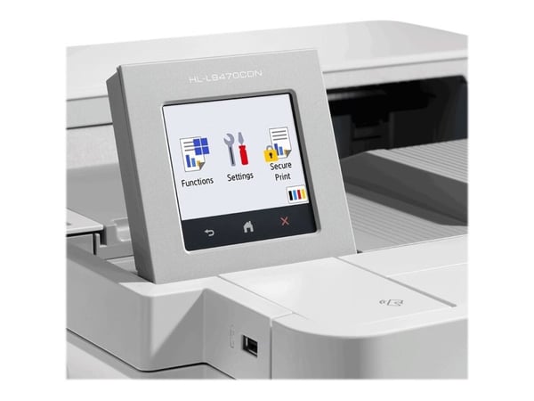 Brother HL-L9470CDN - Skriver - farge - Dupleks - laser - A4 - 2400 x 600 dpi - inntil 40 spm (mono) / inntil 40 spm (farge) - kapasitet: 620 ark -...