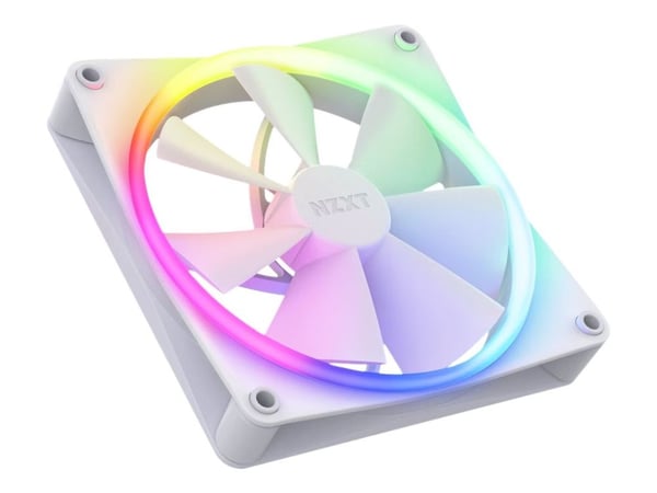 NZXT F Series F140 RGB Twin Pack - Kabinettvifte - 140 mm - matt hvit