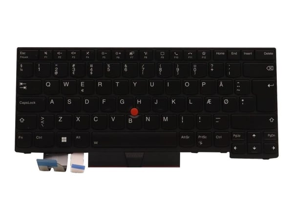 Primax - Erstatningstastatur for bærbar PC - med UltraNav, Trackpoint - AZERTY - Fransk - svart - FRU - for ThinkPad L13 Gen 2; L13 Yoga Gen 2; X13...