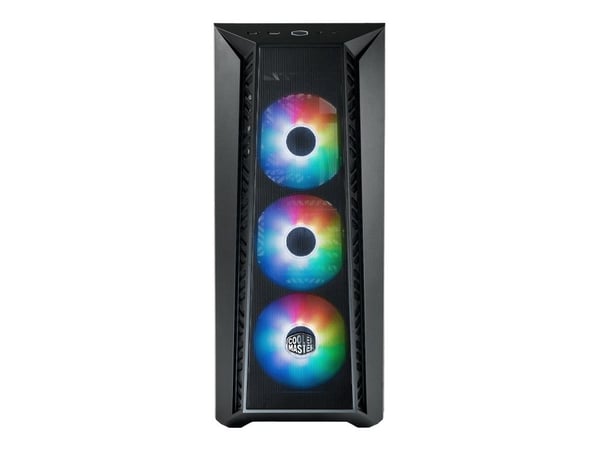 Cooler Master MasterBox 520 MESH - Mid tower - utvidet ATX (E-ATX) - sidepanel med vindu (herdet glass) - ingen strømforsyning (ATX) - svart - USB/lyd