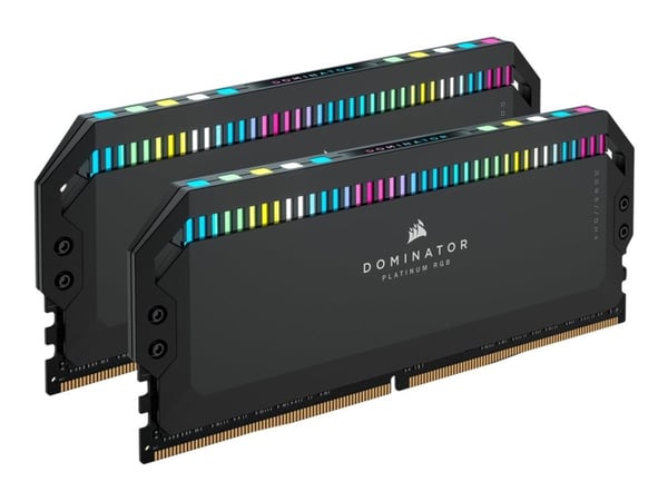 CORSAIR Dominator Platinum RGB - DDR5 - sats - 64 GB: 2 x 32 GB - DIMM 288-pin - 5600 MHz / PC5-44800 - CL40 - 1.25 V - svart