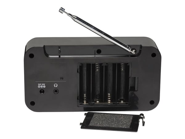 DENVER DAB-42 - Bärbar DAB-radio - 1 Watt - svart