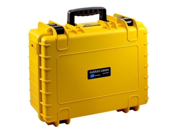 B&W Cases Type 5000, Kova kotelo, Keltainen