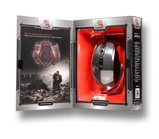 A4Tech Bloody V8m - Mus - optisk - 8 knapper - kablet - USB