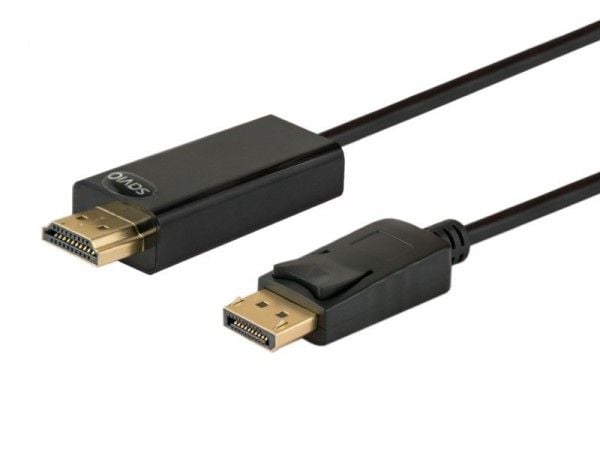 SAVIO CL-56 - HDMI-kabel - DisplayPort hann til HDMI hann - 1,5 m