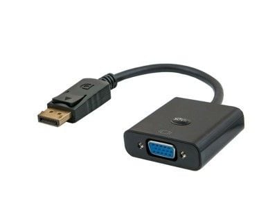 Savio CL-90/B Adapter Display Port do VGA, 0,2 m, DisplayPort, VGA (D-Sub), Hankjønn, Hankjønn, 2 år