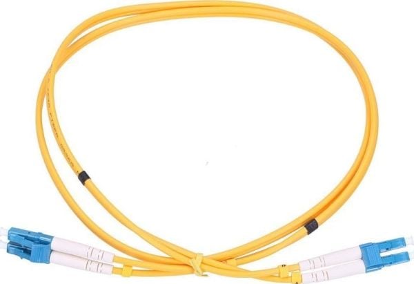 Extralink - Koblingskabel - LC/UPC-enkeltmodus til LC/UPC-enkeltmodus - 1 m - 3 mm - fiberoptisk - dupleks - G.657.A1