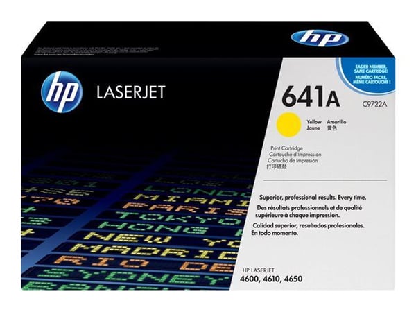 HP 641A Yellow Original LaserJet Toner Cartridge, 8000 sivua, Keltainen, 1 kpl