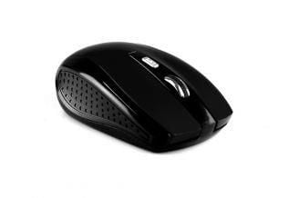 Media-Tech Raton Pro MT1113K - Mus - høyre- og venstrehåndet - optisk - 5 knapper - trådløs - 2.4 GHz - USB trådløs mottaker - svart