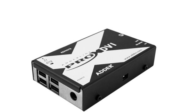 ADDER ADDERLink X-DVI PRO, Sändare och mottagare, Kabel, 50 m, Cat5e, Cat6a, Cat7, 1920 x 1200 pixlar, Svart
