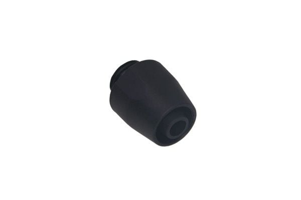Alphacool HF skrumunnstykke TPV - 12,7/7,6 mm rett - svart - sett med 6 stk (17453)