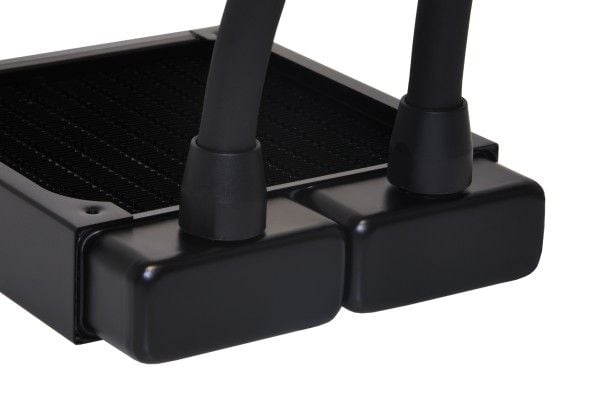 Alphacool HF skrumunnstykke TPV - 12,7/7,6 mm rett - svart - sett med 6 stk (17453)