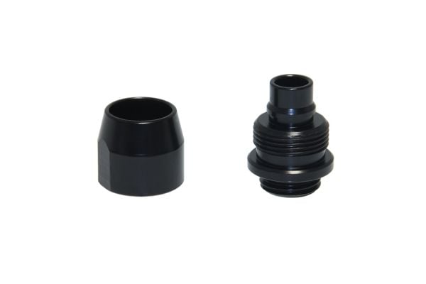 Alphacool 17454, Svart, Festesett, Messing, 1/4", 24 mm, 1,8 cm