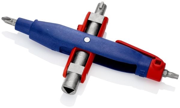 Knipex 00 11 07, Sininen, Metallinen, Punainen, Painevalettu sinkki, 2 jalkoja, 4 pää(t), 6,5,8 mm, 9 mm
