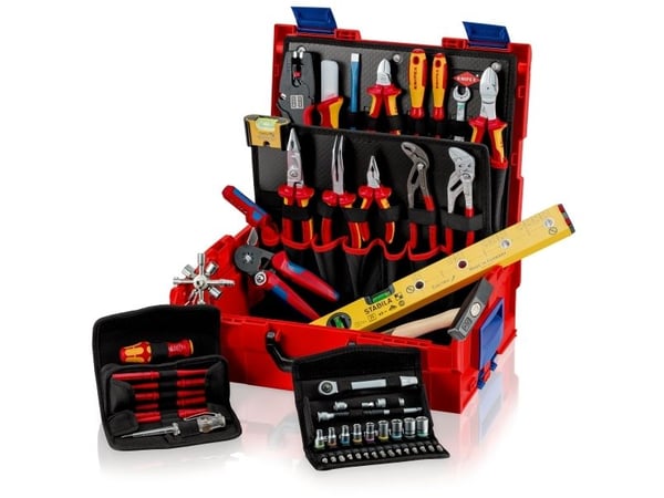 Knipex 00 21 19 LB E, Sort, Metallisk, Oransje, Rød, 442 mm, 357 mm, 151 mm, 7,8 kg, 375 x 311 x 107 mm