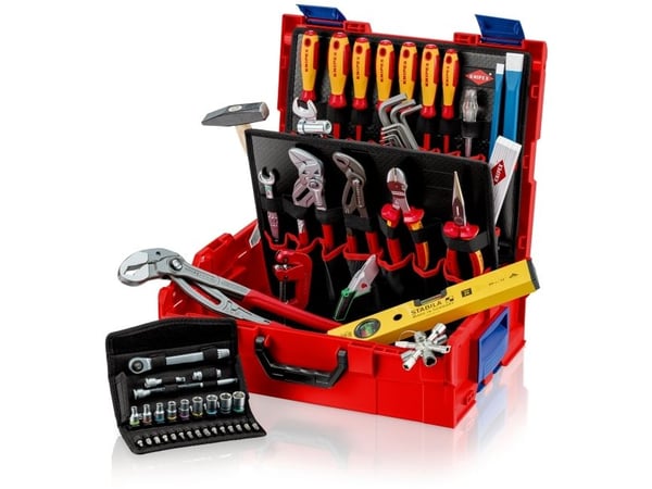 KNIPEX L-BOXX Plumbing - Verktøyssett - 52 deler - inn boks