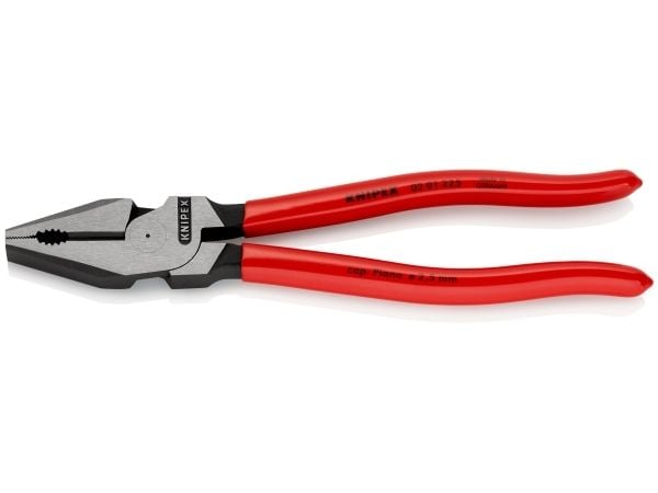 Knipex 02 01 225, Kombinasjonstang, 2,5 cm, Stål, Plast, Rød, 225 mm