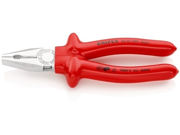 Knipex 03 07 200, Stål, Rød, 200 mm, 339 g