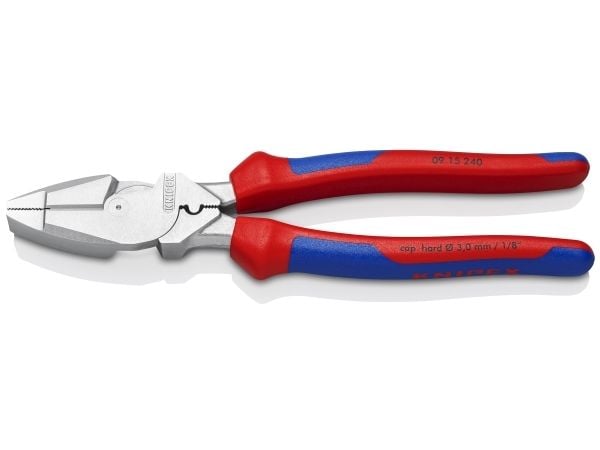 Knipex 09 15 240 Elektriska kraftkombinationshandtag för elektriker 240 mm DIN ISO 5746