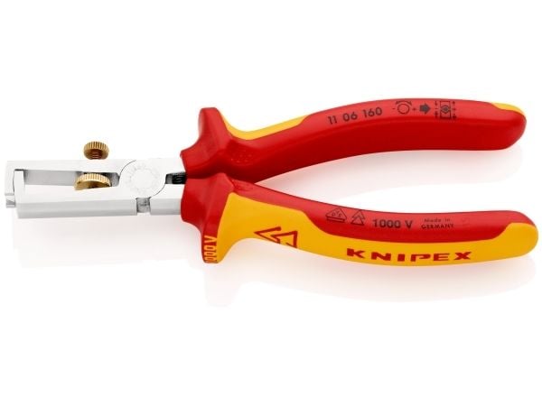 Knipex 11 06 160, Beskyttelses isolasjon, 166 g, Oransje, Rød