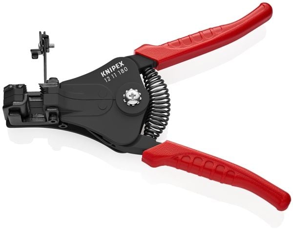 Knipex 12 11 180, 2 mm, 0,5 mm, Plastik, Röd, 18 cm, 368 g