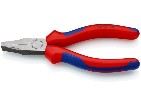 Knipex 20 02 140, Nesetang, Kromvanadiumstål, Plast, Blå, Rød, 14 cm, 137 g