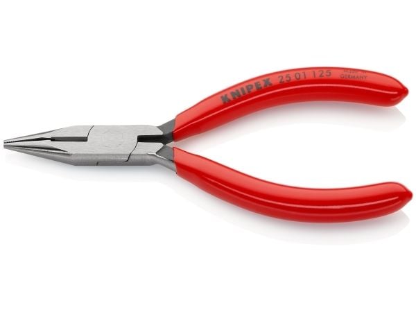 Knipex 25 01 125, Diagonal tang, Kromvanadiumstål, Plast, Rød, 125 mm, 73 g