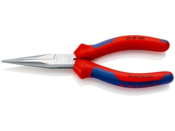 Knipex 29 25 160, Nesetang, 2 mm, 5,4 cm, Stål, Plast, Rød