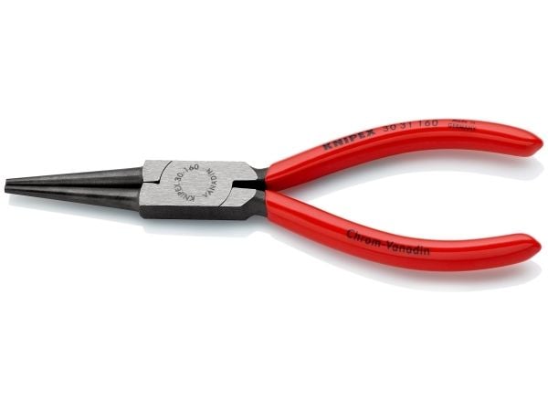 Knipex 30 31 16, Nesetang, 2,5 mm, 4,1 cm, Stål, Plast, Rød