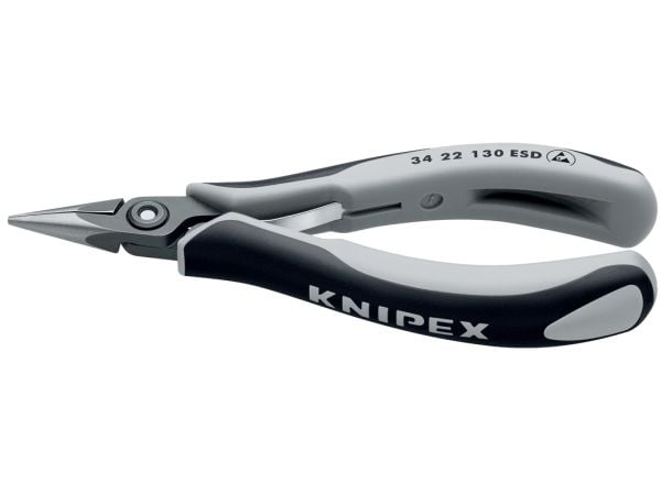 Knipex 34 22 130 ESD, 1,6 mm, 2,27 cm, Stål, Grå, 135 mm, 65 g